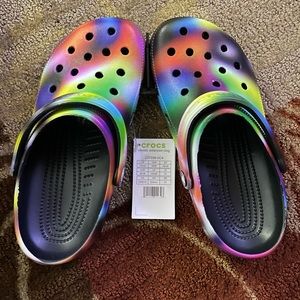 Crocs - brand new classic solarized crocs sz w8/m6